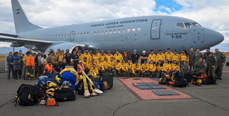 Continúa el combate del incendio forestal en el Parque Nacional Los&nbsp;Alerces